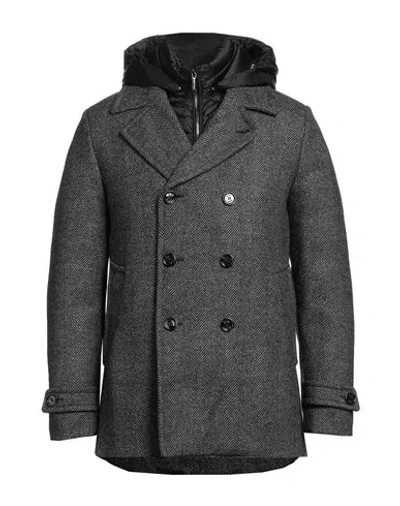Moorer Man Puffer Charcoal Size 36 Virgin Wool, Wool, Acrylic, Elastane In Gray