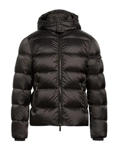 Moorer Man Puffer Charcoal Size 38 Polyamide In Grey