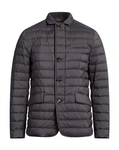 Moorer Man Puffer Charcoal Size 38 Polyamide, Polyurethane In Gray