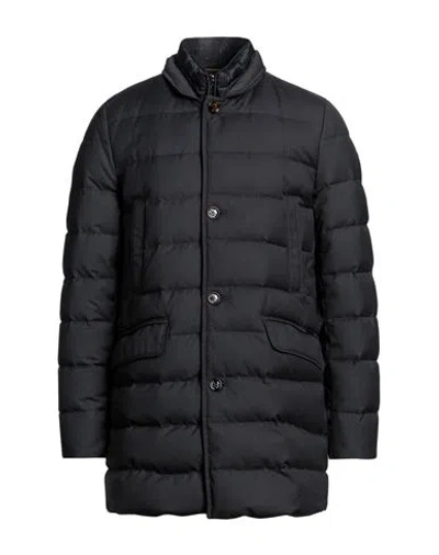 Moorer Man Puffer Charcoal Size 38 Polyester, Viscose In Black