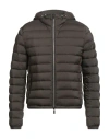 Moorer Man Puffer Chocolate Brown Size 42 Polyamide, Polyurethane