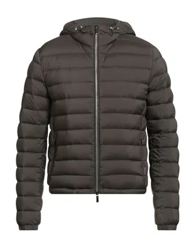Moorer Man Puffer Chocolate Brown Size 42 Polyamide, Polyurethane