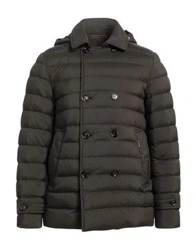 Moorer Man Puffer Dark Brown Size 38 Polyamide, Polyurethane, Virgin Wool