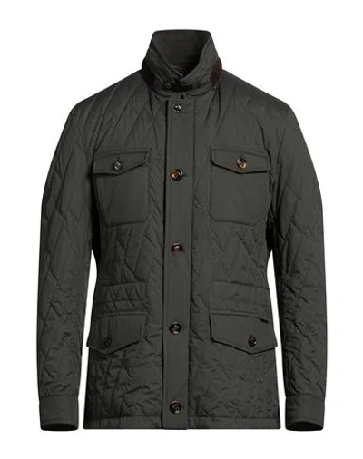 Moorer Man Puffer Dark Green Size 48 Polyester