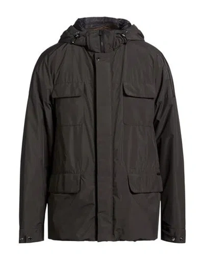 Moorer Man Puffer Dark Green Size 48 Polyester In Black