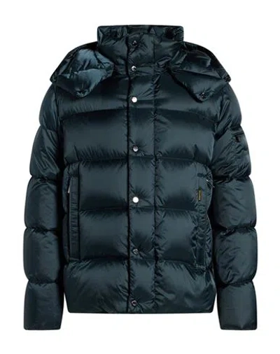 Moorer Man Puffer Deep Teal Size 46 Polyamide, Polyester In Green