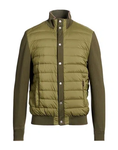 Moorer Man Puffer Green Size 46 Polyamide, Polyurethane, Elastane, Cotton