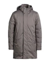 Moorer Man Puffer Grey Size 40 Polyester, Polyurethane In Gray