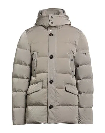 MOORER MOORER MAN PUFFER GREY SIZE 44 POLYAMIDE