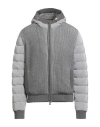 Moorer Man Puffer Grey Size 44 Virgin Wool, Polyamide In Gray