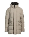 Moorer Man Puffer Grey Size 46 Polyester In Gray