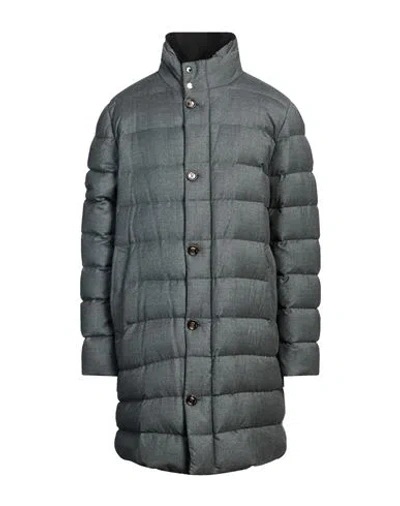Moorer Man Puffer Grey Size 48 Virgin Wool, Cashmere In Gray