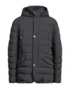 Moorer Man Puffer Lead Size 46 Polyamide, Polyurethane, Wool, Cashmere In Blue