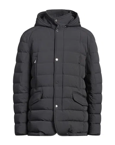 Moorer Man Puffer Lead Size 46 Polyamide, Polyurethane, Wool, Cashmere In Blue
