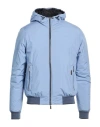 Moorer Man Puffer Light Blue Size 48 Polyester
