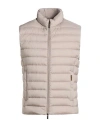 Moorer Man Puffer Light Grey Size 36 Polyamide, Elastane In Gray