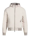 Moorer Man Puffer Light Grey Size 36 Polyester In Neutral