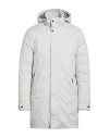 Moorer Man Puffer Light Grey Size 38 Polyester, Polyurethane In White