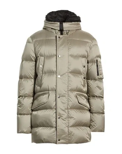 Moorer Man Puffer Light Grey Size 42 Polyamide In Gray