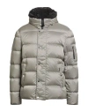 Moorer Man Puffer Light Grey Size 44 Polyamide In Gray