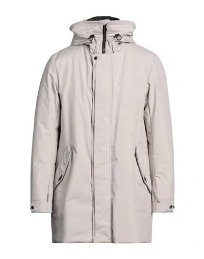 Moorer Man Puffer Light Grey Size 44 Polyester In Gray