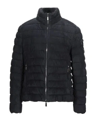 Moorer Man Puffer Midnight Blue Size 38 Soft Leather