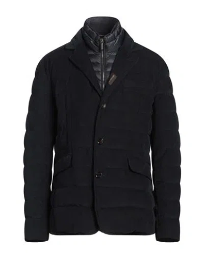 Moorer Man Puffer Midnight Blue Size 48 Cotton