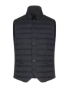 Moorer Man Puffer Midnight Blue Size 48 Polyamide, Polyurethane In Black