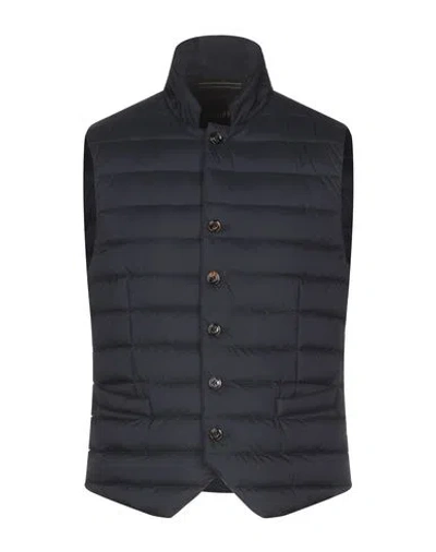 Moorer Man Puffer Midnight Blue Size 48 Polyamide, Polyurethane In Black