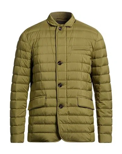 Moorer Man Puffer Military Green Size 46 Polyamide, Polyurethane