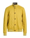 Moorer Man Puffer Mustard Size 38 Polyamide, Polyurethane, Polyester In Brown