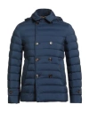 Moorer Man Puffer Navy Size 34 Polyamide, Polyurethane, Virgin Wool In Burgundy