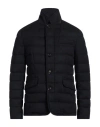 Moorer Zayn Padded Wool Jacket In Blue