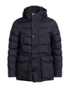 Moorer Man Puffer Navy Size 40 Polyamide, Polyurethane In Blue