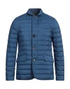 Moorer Man Puffer Navy Size 44 Polyamide, Polyurethane In Navy