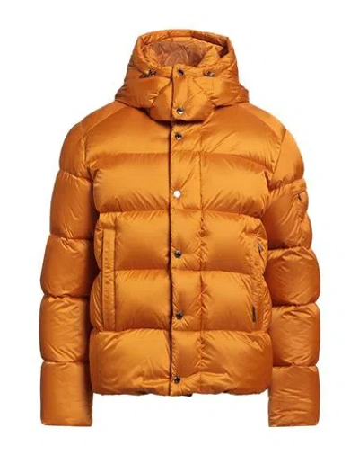 Moorer Man Puffer Orange Size 44 Polyamide, Polyester