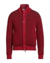 Moorer Man Puffer Red Size 42 Virgin Wool In Red