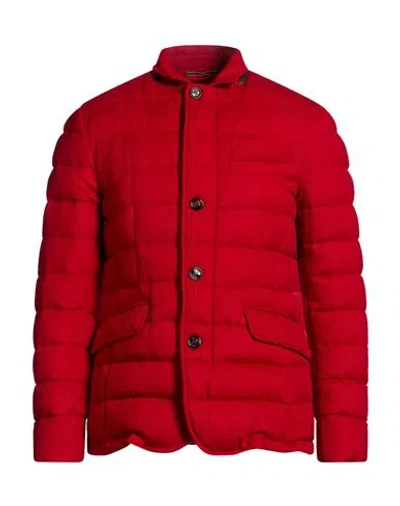 Moorer Man Puffer Red Size 44 Cashmere