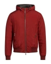 Moorer Man Puffer Rust Size 44 Polyester In Red