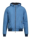 Moorer Man Puffer Slate Blue Size 40 Polyester