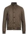 Moorer Man Puffer Taupe Size 38 Polyamide, Polyurethane, Polyester In Multi