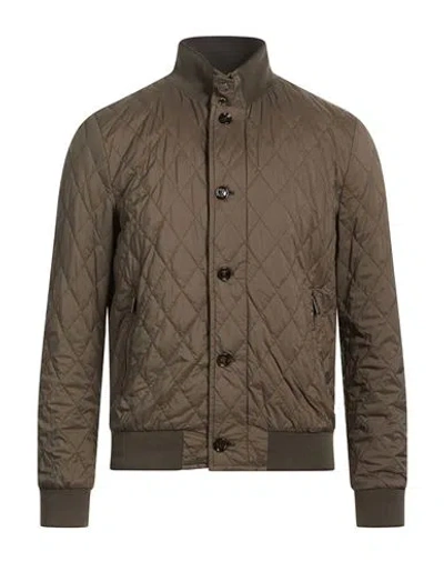 Moorer Man Puffer Taupe Size 38 Polyamide, Polyurethane, Polyester In Multi