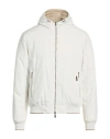 Moorer Man Puffer White Size 46 Polyester
