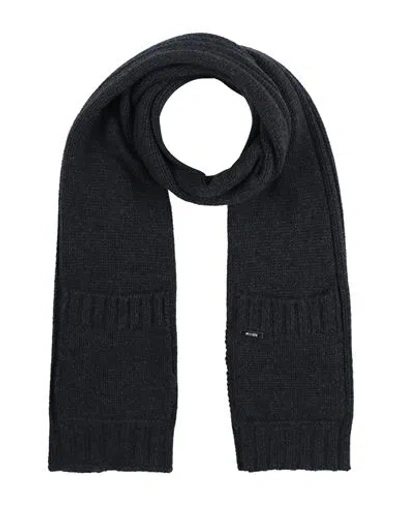 Moorer Man Scarf Charcoal Size - Cashmere In Gray