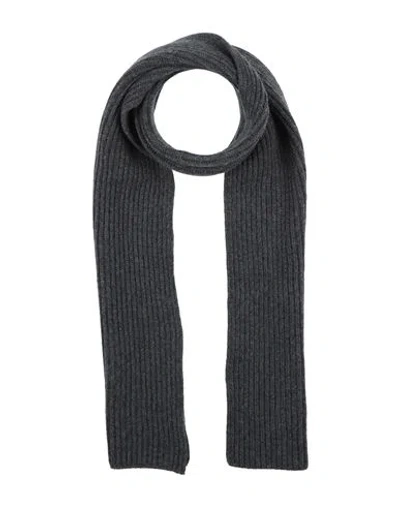 Moorer Man Scarf Charcoal Size - Cashmere In Gray