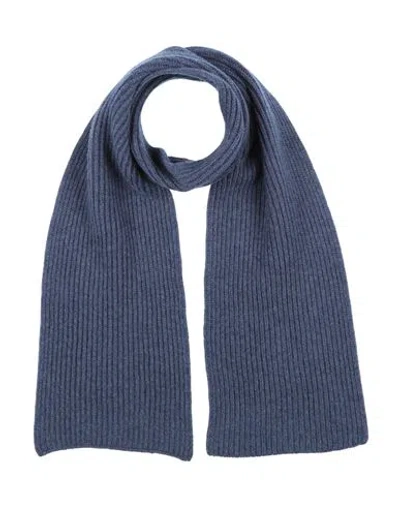 Moorer Man Scarf Slate Blue Size - Cashmere