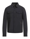 Moorer Man Shirt Black Size 42 Polyamide, Elastane In Multi