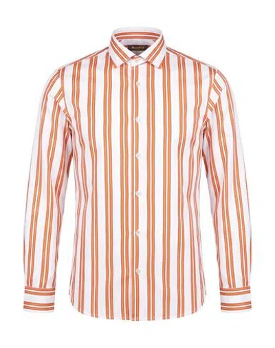 Moorer Man Shirt Orange Size 38 Cotton