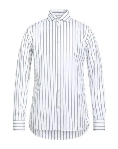 Moorer Man Shirt White Size 46 Cotton