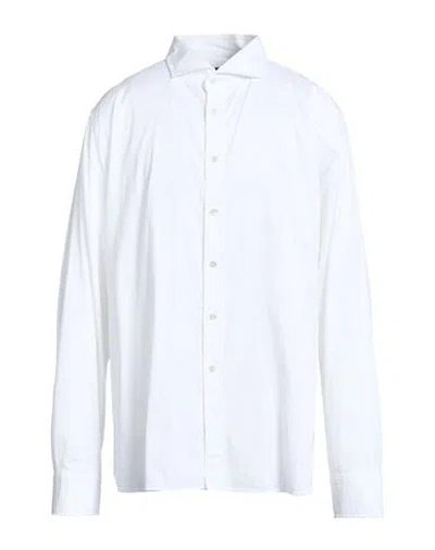 Moorer Man Shirt White Size 50 Cotton